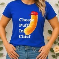 Cheese Puff In Chief Orange Trump Women's T-Shirt thumb 2