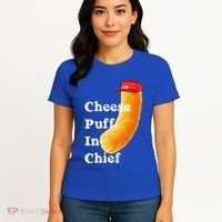 Cheese Puff In Chief Orange Trump Women's T-Shirt thumb 4
