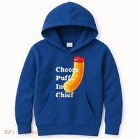 Cheese Puff In Chief Orange Trump Kids Hoodie thumb 0