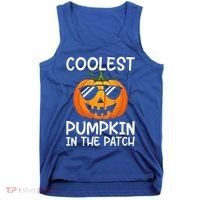 Coolest Pumpkin In The Patch Halloween Tank Top thumb 0