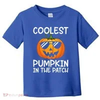 Coolest Pumpkin In The Patch Halloween Toddler T-Shirt thumb 0