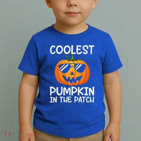 Coolest Pumpkin In The Patch Halloween Toddler T-Shirt