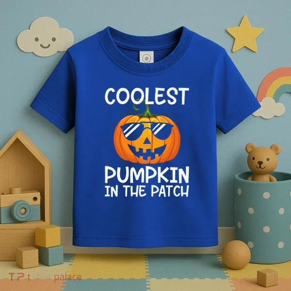 Coolest Pumpkin In The Patch Halloween Toddler T-Shirt