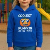 Coolest Pumpkin In The Patch Halloween Kids Hoodie thumb 3
