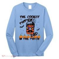 Coolest Pumpkin In The Patch Funny Halloween Dad Gift Cool Gift Long Sleeve Shirt thumb 0