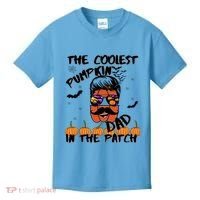 Coolest Pumpkin In The Patch Funny Halloween Dad Gift Cool Gift Kids T-Shirt thumb 0