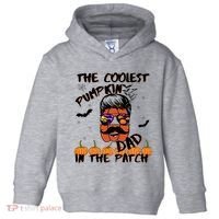 Coolest Pumpkin In The Patch Funny Halloween Dad Gift Cool Gift Toddler Hoodie thumb 0