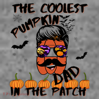 Coolest Pumpkin In The Patch Funny Halloween Dad Gift Cool Gift Toddler Hoodie thumb 2