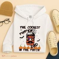 Coolest Pumpkin In The Patch Funny Halloween Dad Gift Cool Gift Hoodie thumb 4