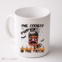 Coolest Pumpkin In The Patch Funny Halloween Dad Gift Cool Gift Coffee Mug thumb 0