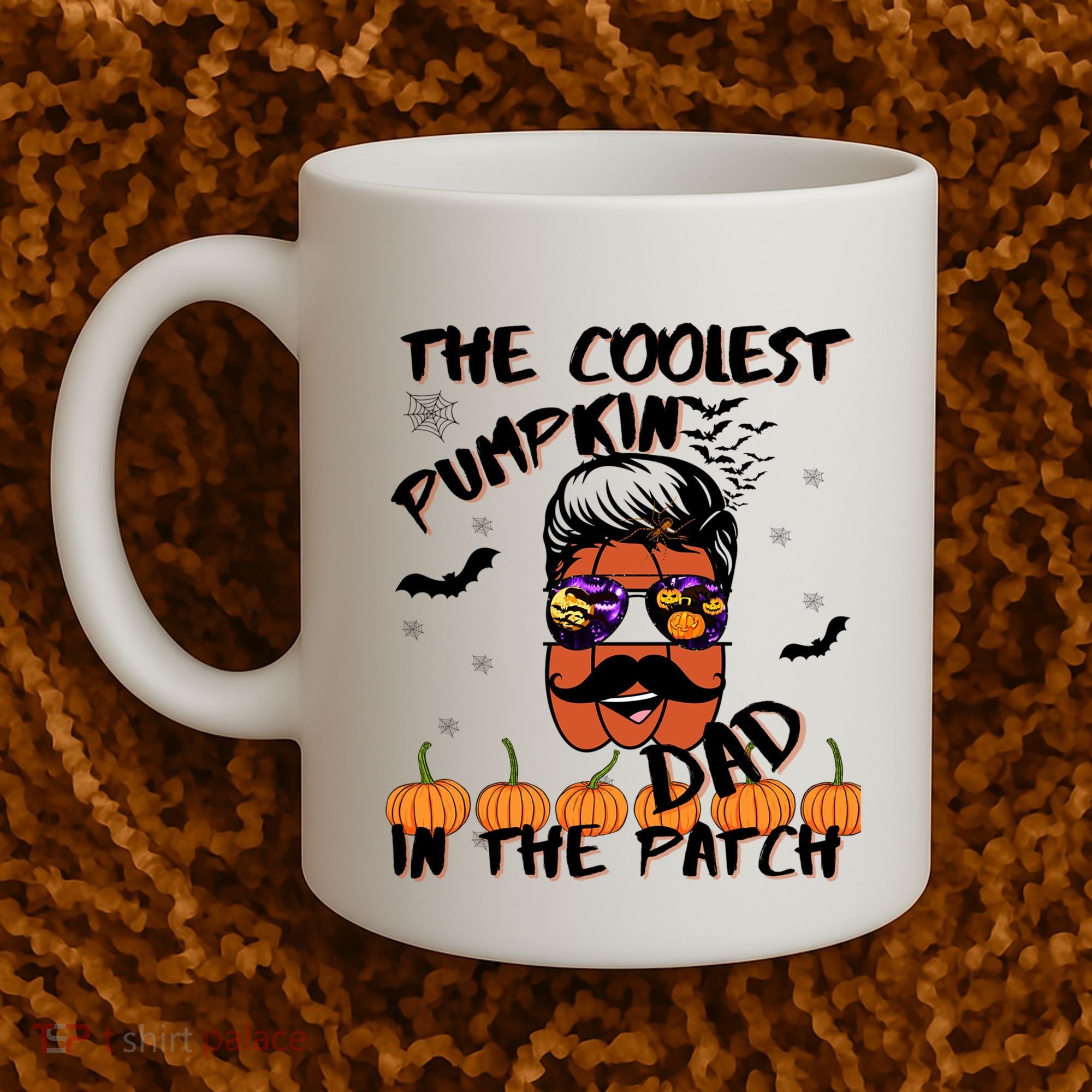 Coolest Pumpkin In The Patch Funny Halloween Dad Gift Cool Gift Coffee Mug