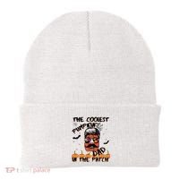 Coolest Pumpkin In The Patch Funny Halloween Dad Gift Cool Gift Beanie thumb 0