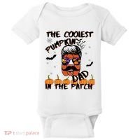 Coolest Pumpkin In The Patch Funny Halloween Dad Gift Cool Gift Baby Bodysuit thumb 0