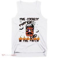 Coolest Pumpkin In The Patch Funny Halloween Dad Gift Cool Gift Tank Top thumb 0
