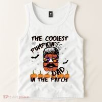Coolest Pumpkin In The Patch Funny Halloween Dad Gift Cool Gift Tank Top thumb 2