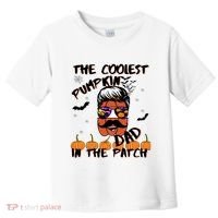 Coolest Pumpkin In The Patch Funny Halloween Dad Gift Cool Gift Toddler T-Shirt thumb 0