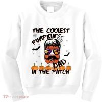 Coolest Pumpkin In The Patch Funny Halloween Dad Gift Cool Gift Kids Sweatshirt thumb 0