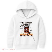 Coolest Pumpkin In The Patch Funny Halloween Dad Gift Cool Gift Kids Hoodie thumb 0