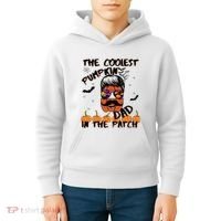 Coolest Pumpkin In The Patch Funny Halloween Dad Gift Cool Gift Kids Hoodie thumb 4