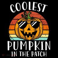 Coolest Pumpkin In The Patch Halloween Women's Hoodie thumb 2