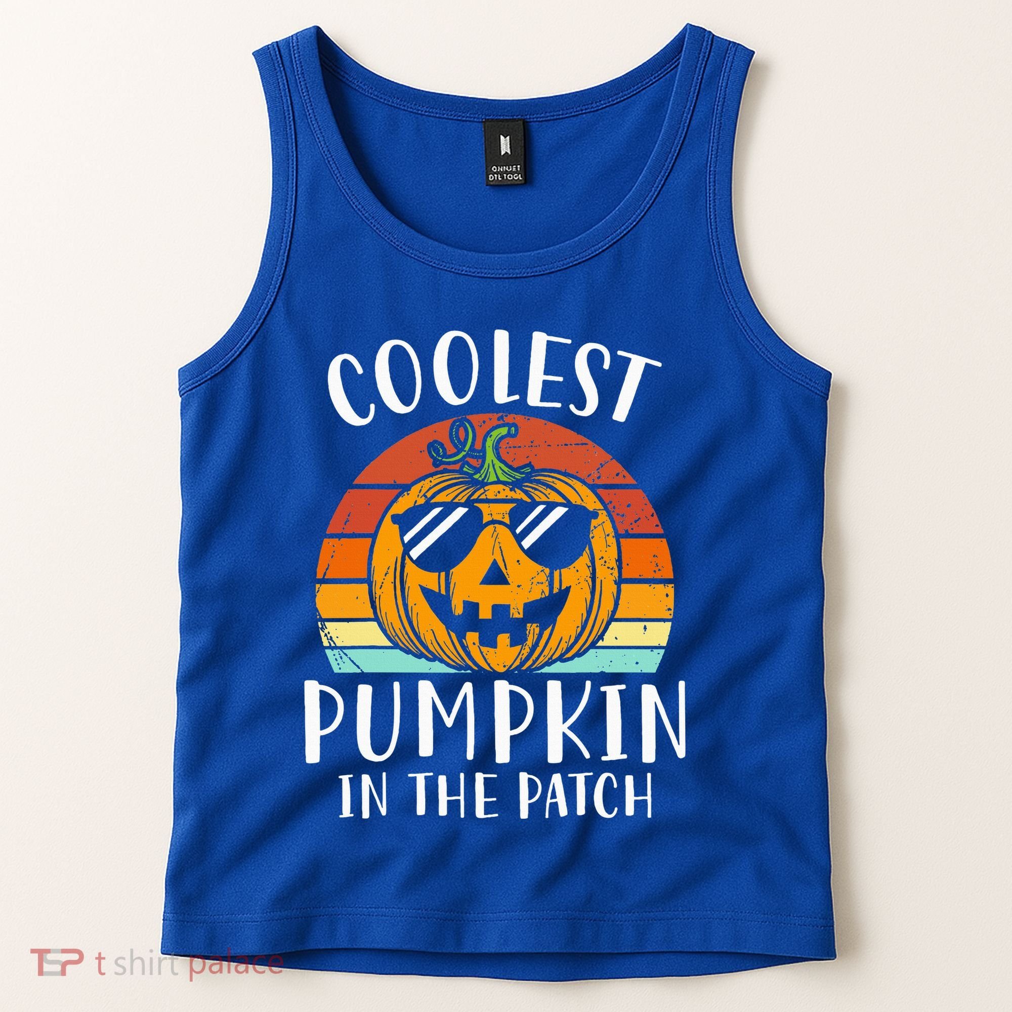 Coolest Pumpkin In The Patch Halloween Tank Top