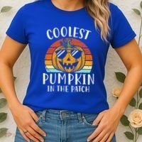 Coolest Pumpkin In The Patch Halloween Women's T-Shirt thumb 2