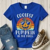 Coolest Pumpkin In The Patch Halloween Women's T-Shirt thumb 3