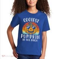 Coolest Pumpkin In The Patch Halloween Kids T-Shirt thumb 2