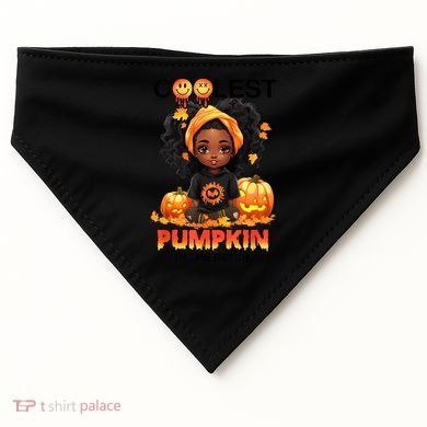 Coolest Pumpkin In The Patch Halloween Ns Gift USA-Made Doggie Bandana