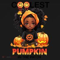 Coolest Pumpkin In The Patch Halloween Ns Gift Bucket Hat thumb 4
