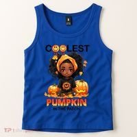 Coolest Pumpkin In The Patch Halloween Ns Gift Tank Top thumb 2