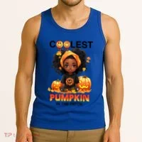 Coolest Pumpkin In The Patch Halloween Ns Gift Tank Top thumb 3
