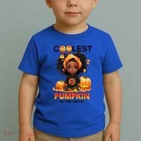 Coolest Pumpkin In The Patch Halloween Ns Gift Toddler T-Shirt thumb 2