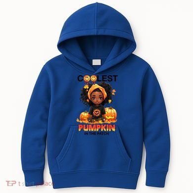 Coolest Pumpkin In The Patch Halloween Ns Gift Kids Hoodie