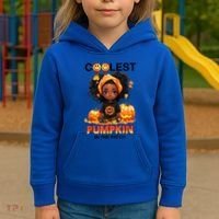 Coolest Pumpkin In The Patch Halloween Ns Gift Kids Hoodie thumb 3