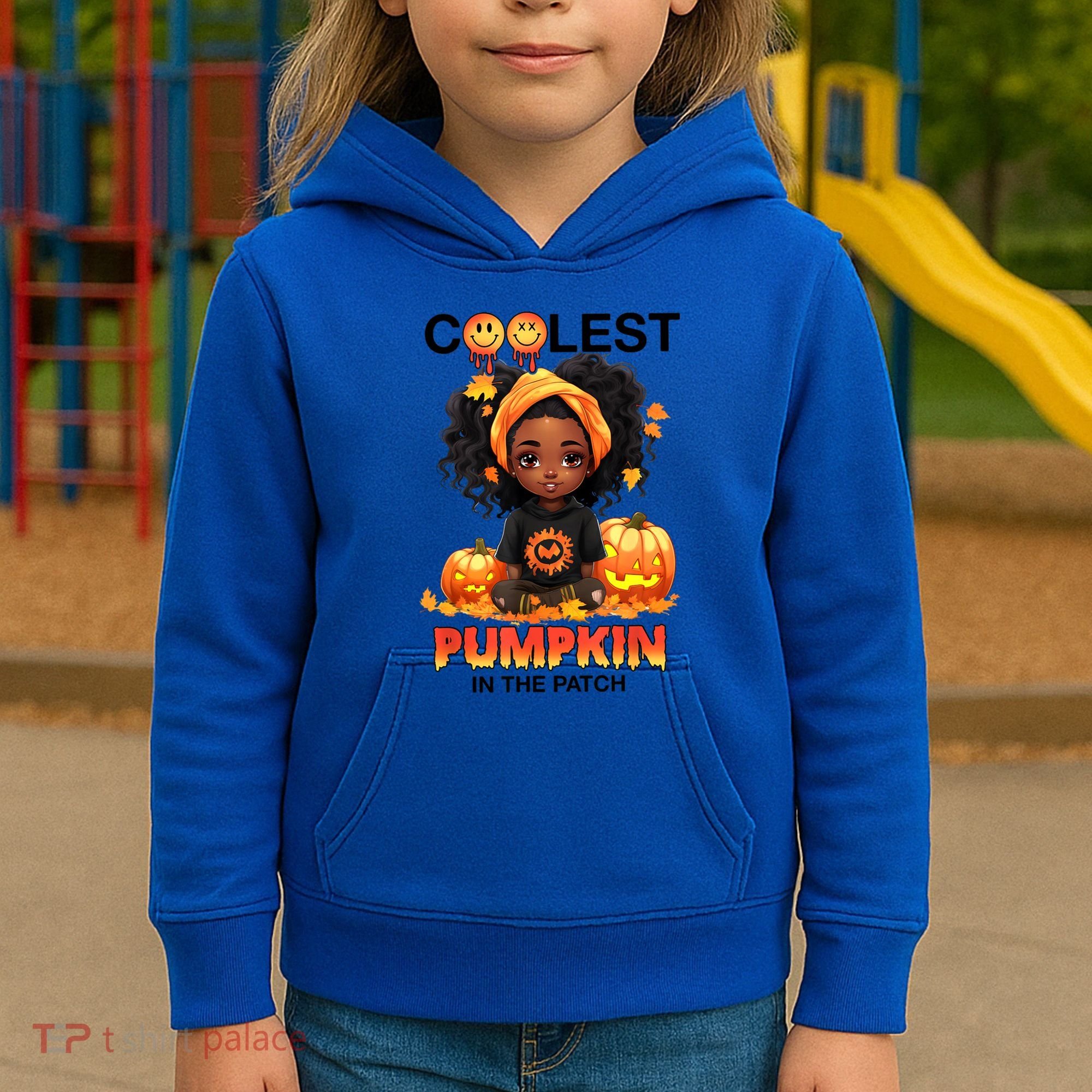 Coolest Pumpkin In The Patch Halloween Ns Gift Kids Hoodie