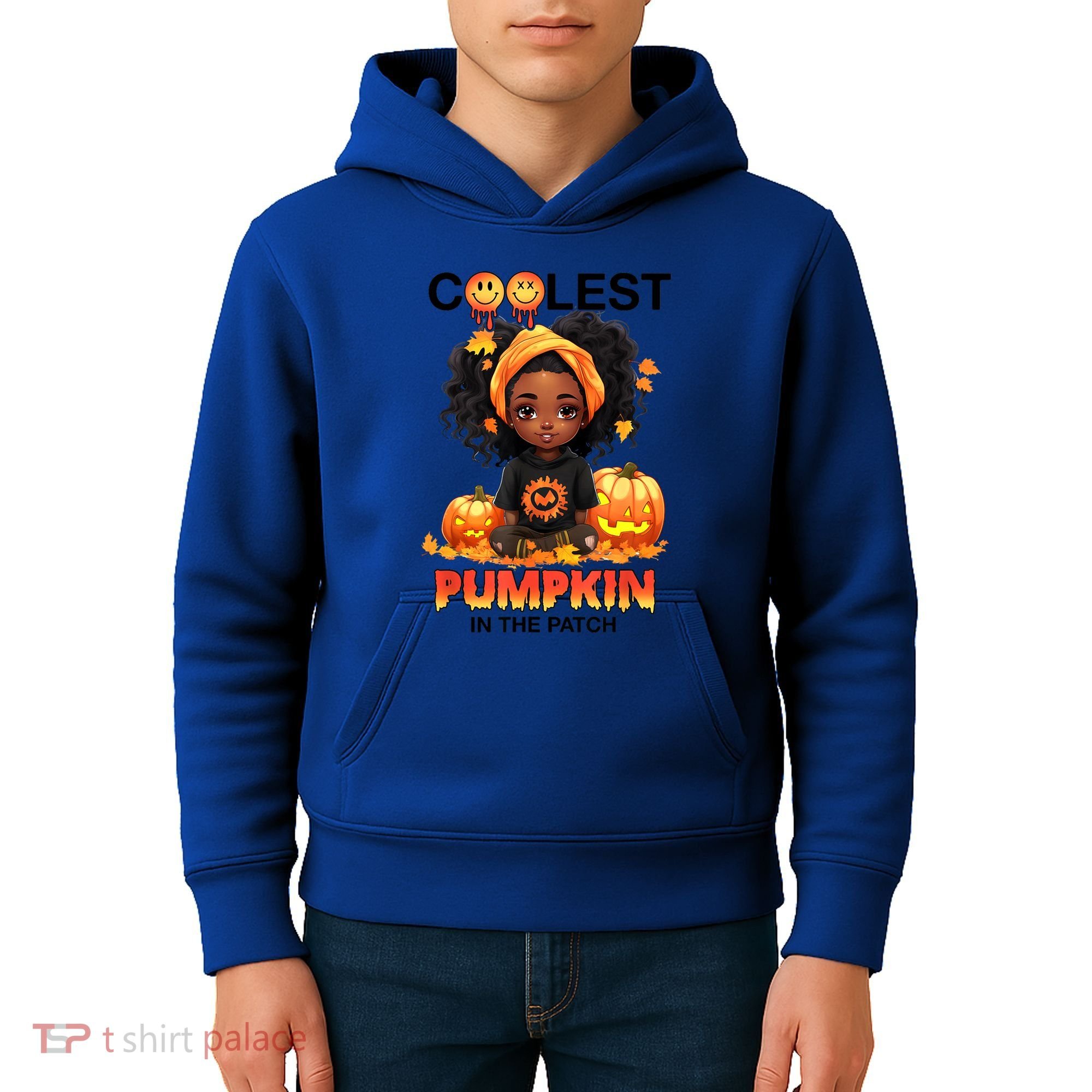 Coolest Pumpkin In The Patch Halloween Ns Gift Kids Hoodie