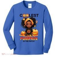 Coolest Pumpkin In The Patch Halloween Ns Gift Kids Long Sleeve Shirt thumb 0