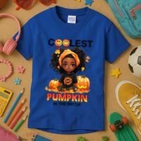 Coolest Pumpkin In The Patch Halloween Ns Gift Kids T-Shirt thumb 3