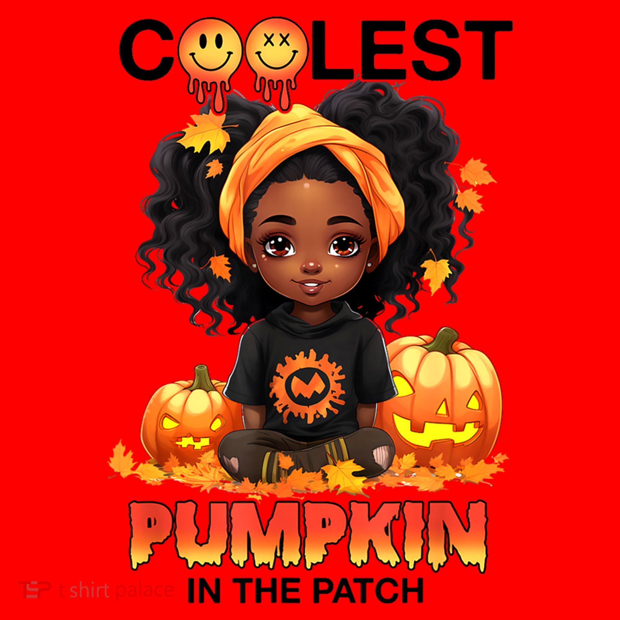 Coolest Pumpkin In The Patch Halloween Ns Gift Santa Hat
