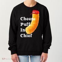 Cheese Puff In Chief Orange Trump Women's Sweatshirt thumb 0
