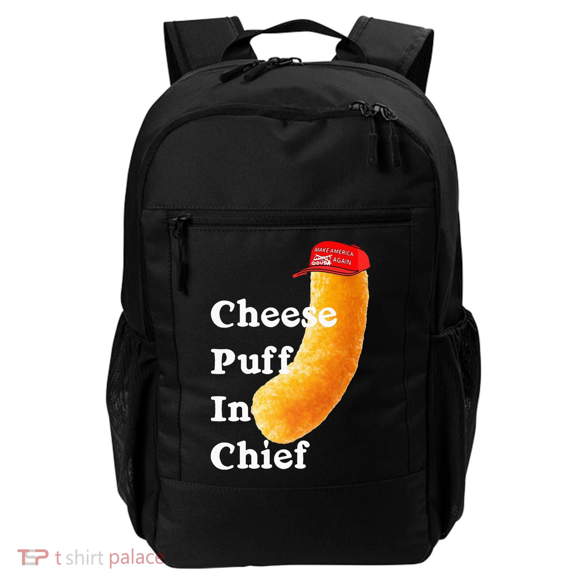 Cheese Puff In Chief Orange Trump Backpack