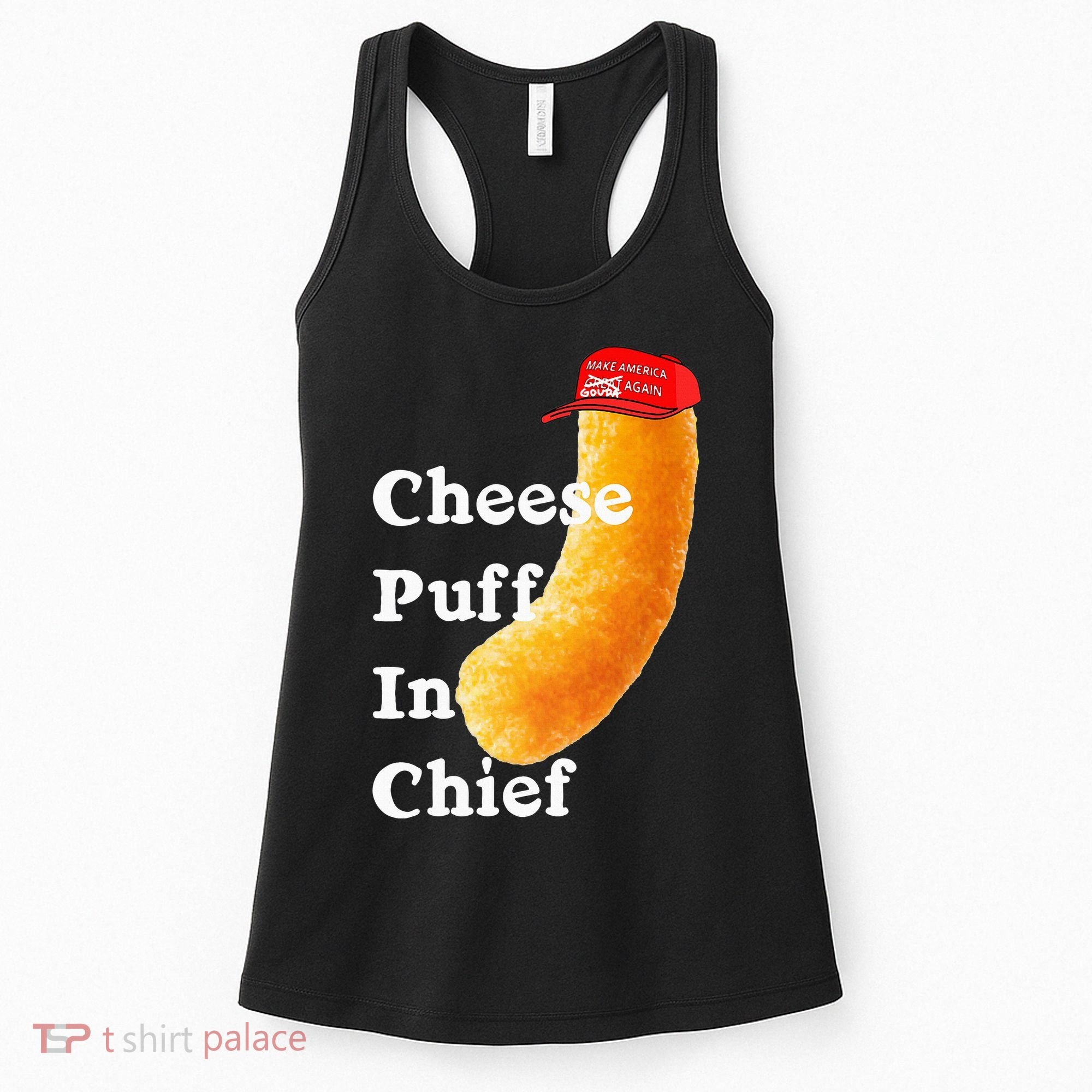 Cheese Puff In Chief Orange Trump Women's Tank Top