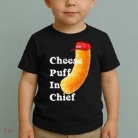 Cheese Puff In Chief Orange Trump Toddler T-Shirt thumb 2