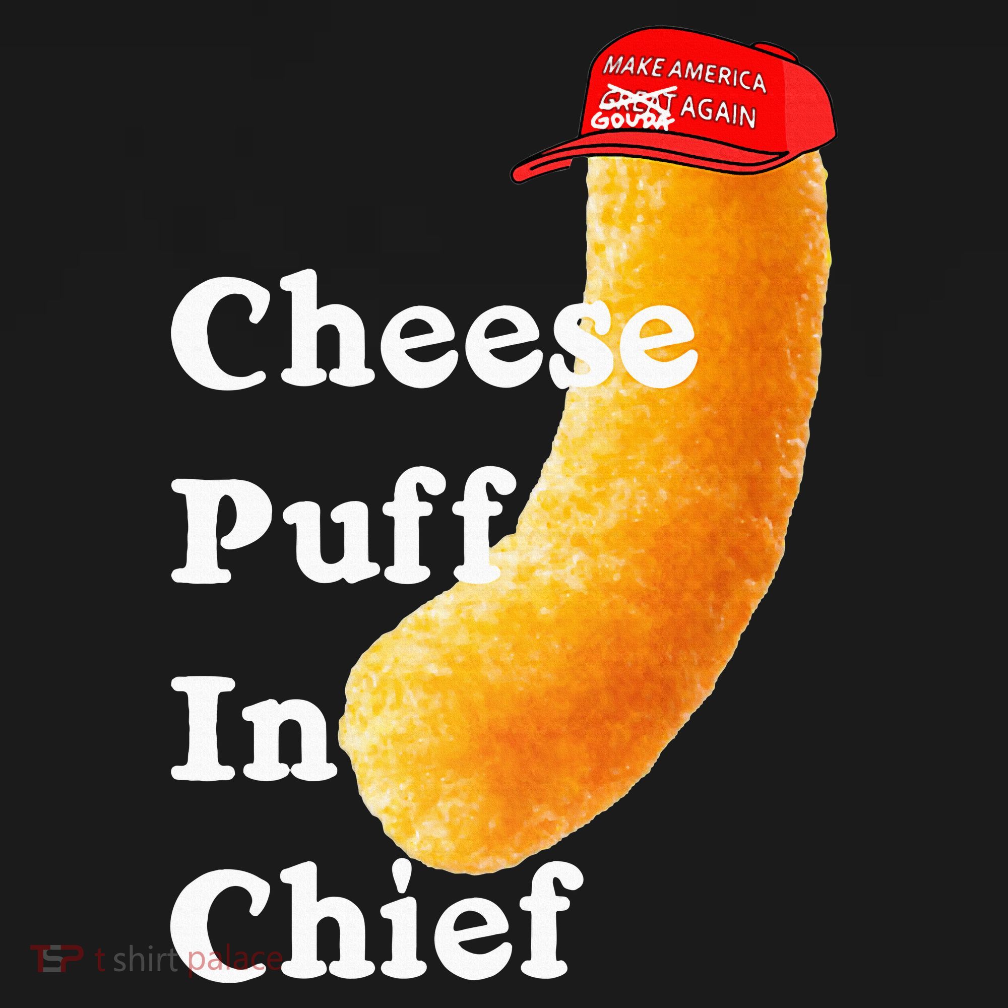 Cheese Puff In Chief Orange Trump Toddler T-Shirt