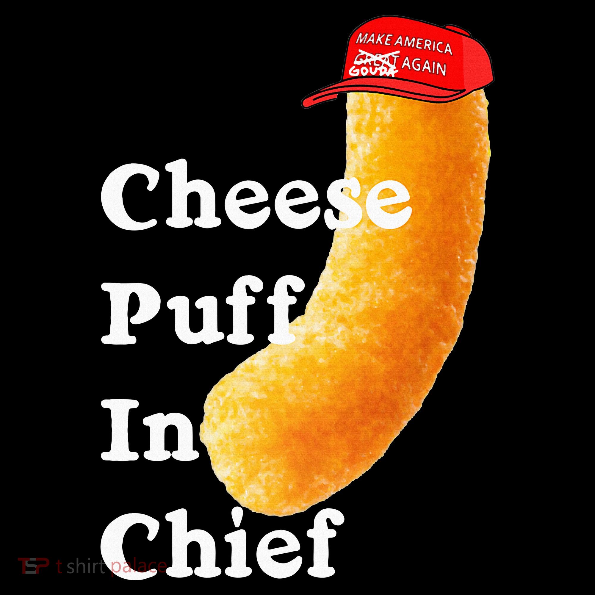 Cheese Puff In Chief Orange Trump Visor