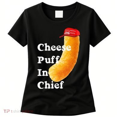 Cheese Puff In Chief Orange Trump Women's T-Shirt
