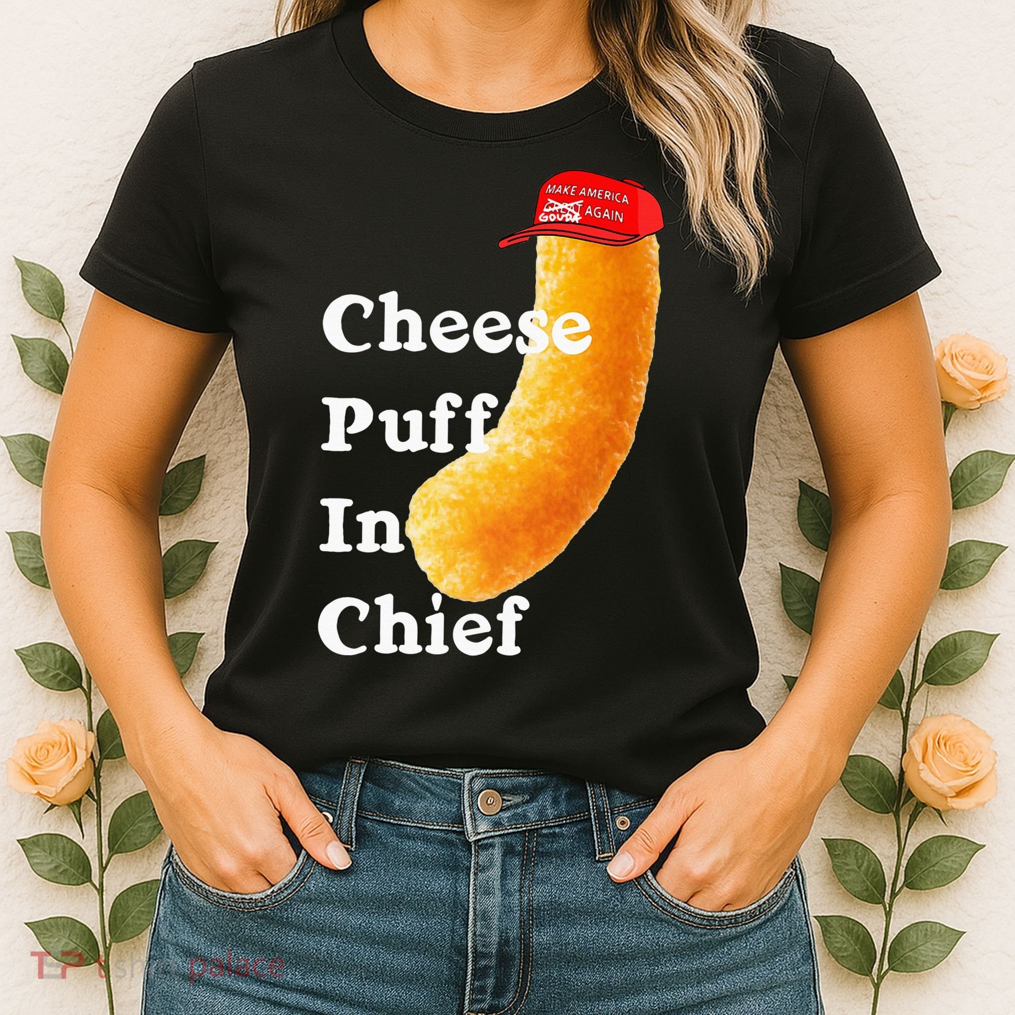 Cheese Puff In Chief Orange Trump Women's T-Shirt