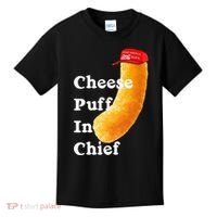 Cheese Puff In Chief Orange Trump Kids T-Shirt thumb 0