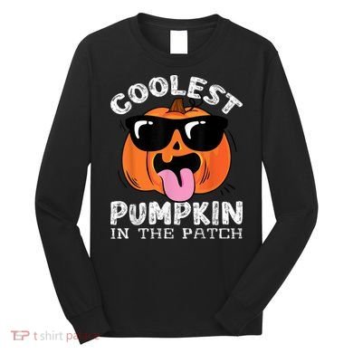 Coolest Pumpkin In The Patch Halloween Long Sleeve Shirt
